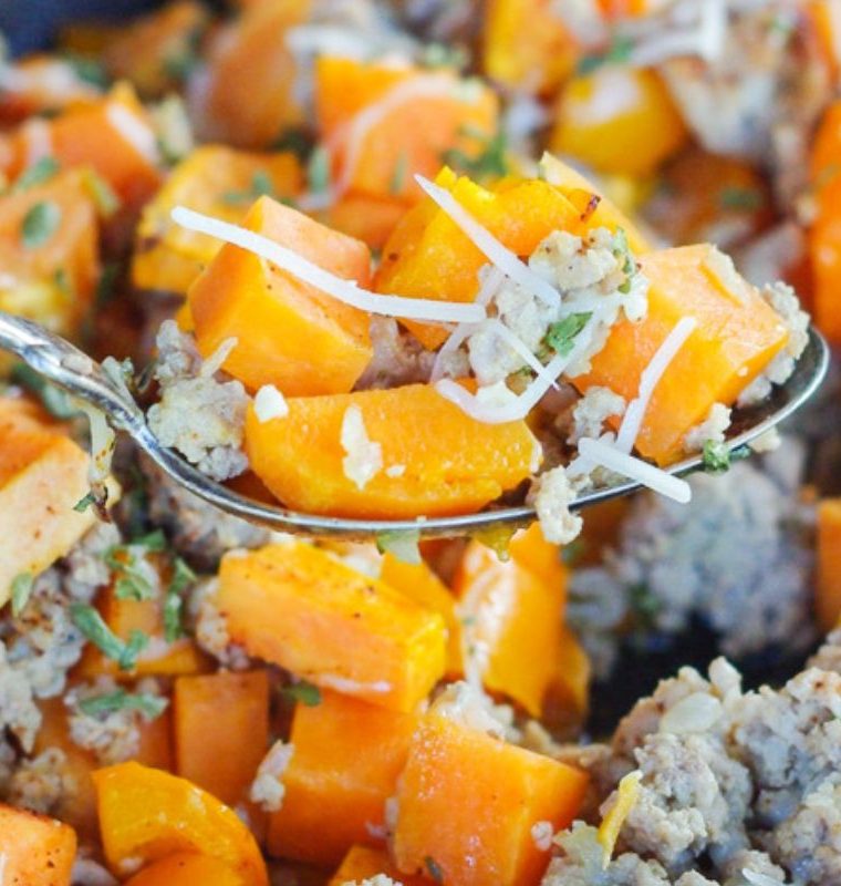 Sweet Potato Hash and Ground Turkey Recipe